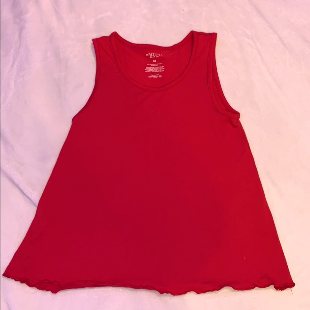 Red tank top
